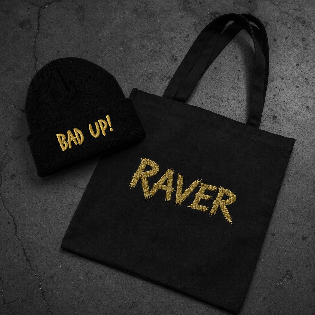 BAD UP! Tote Bag — official RAVER merch