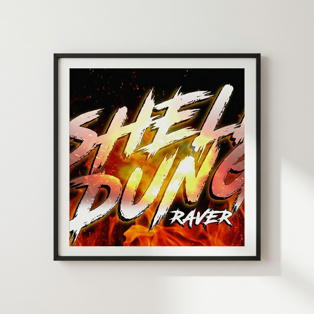 Shell Dung Art Print — official RAVER merch