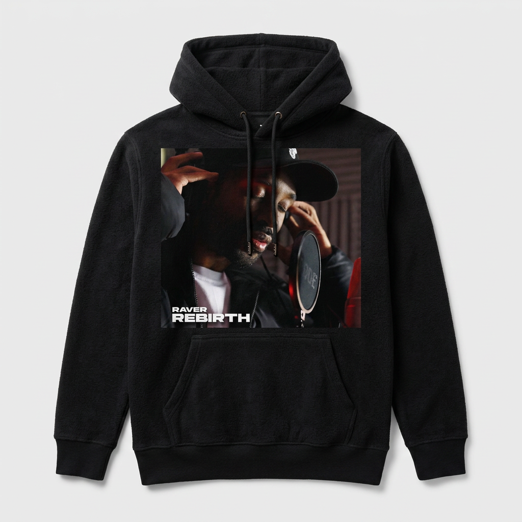 Rebirth Hoodie — official RAVER merch