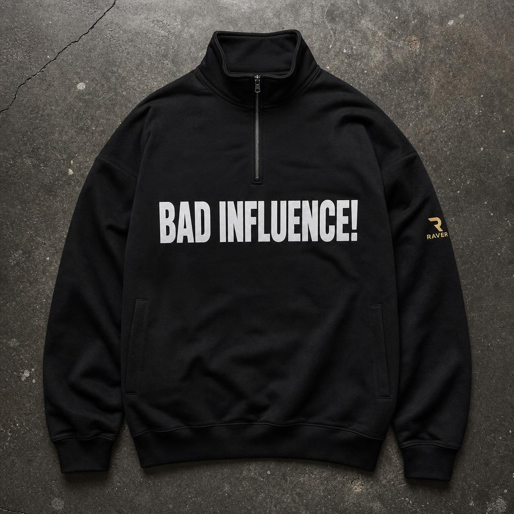 BAD INFLUENCE! Jumper — official RAVER merch
